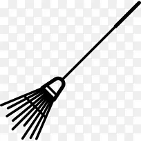扫帚 黑色 干草叉-空若网 扫帚 黑色 干草叉-空若网