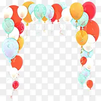 气球橙色派对用品心脏-空若网 气球橙色派对用品心脏-空若网