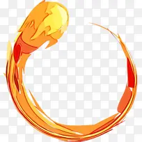 火焰 橙色 圆圈-空若网 火焰 橙色 圆圈-空若网
