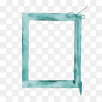 相框 长方形 浅绿色-空若网 相框 长方形 浅绿色-空若网