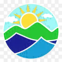 徽标 绿松石色 电蓝色-空若网 徽标 绿松石色 电蓝色-空若网