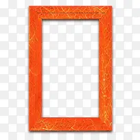 相框 矩形 橙色-空若网 相框 矩形 橙色-空若网
