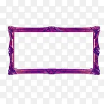 画框 长方形 紫色-空若网 画框 长方形 紫色-空若网