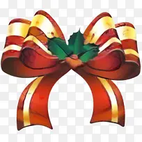 丝带 橙色 圣诞节-空若网 丝带 橙色 圣诞节-空若网