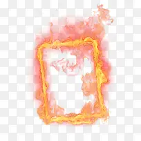 相框 火焰 橙色-空若网 相框 火焰 橙色-空若网