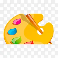 绘画 调色板 水彩画-空若网 绘画 调色板 水彩画-空若网