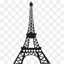 埃菲尔铁塔 铁塔 剪影-空若网 埃菲尔铁塔 铁塔 剪影-空若网