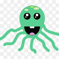 章鱼 笑脸 微笑-空若网 章鱼 笑脸 微笑-空若网