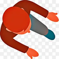 拇指 橙色-空若网 拇指 橙色-空若网