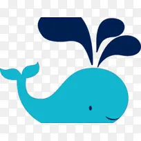 鲸鱼 蓝鲸 海军蓝-空若网 鲸鱼 蓝鲸 海军蓝-空若网