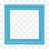 相框 蓝色 矩形-空若网 相框 蓝色 矩形-空若网