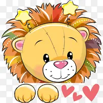 狮子 卡通 可爱-空若网 狮子 卡通 可爱-空若网