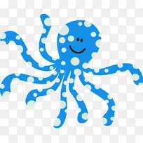 章鱼 水手 蓝色-空若网 章鱼 水手 蓝色-空若网