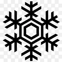 雪花 剪影 素描-空若网 雪花 剪影 素描-空若网