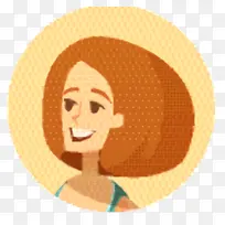 卡通 橙色 头部-空若网 卡通 橙色 头部-空若网