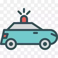 汽车计算机图标-警车-空若网 汽车计算机图标-警车-空若网
