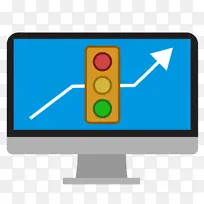 计算机显示器 标志 线路-空若网 计算机显示器 标志 线路-空若网