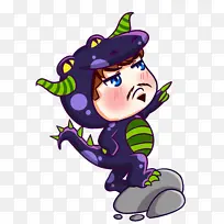 卡通 紫色 动画-空若网 卡通 紫色 动画-空若网