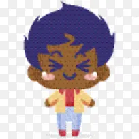 紫色 卡通-空若网 紫色 卡通-空若网