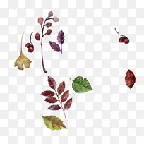 秋天 卡通 水彩画-空若网 秋天 卡通 水彩画-空若网