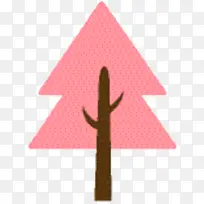 叶子 三角形 粉色-空若网 叶子 三角形 粉色-空若网