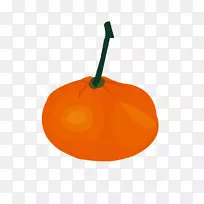橙色南瓜图案-卡通柿子红色-空若网 橙色南瓜图案-卡通柿子红色-空若网