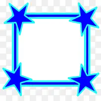 边框和相框 相框 蓝色-空若网 边框和相框 相框 蓝色-空若网