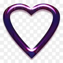 身体珠宝 紫色 心形-空若网 身体珠宝 紫色 心形-空若网