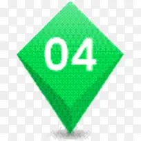 标志 绿色 仪表-空若网 标志 绿色 仪表-空若网