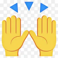 表情符号 微笑 举手-空若网 表情符号 微笑 举手-空若网