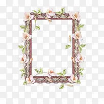 花卉设计 相框 长方形-空若网 花卉设计 相框 长方形-空若网