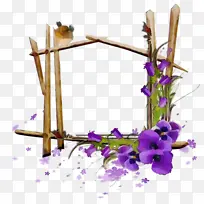 花卉设计 紫色 树枝-空若网 花卉设计 紫色 树枝-空若网