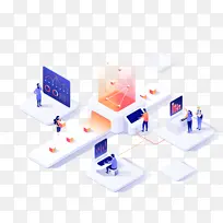 平面设计 等距投影 用户界面设计-空若网 平面设计 等距投影 用户界面设计-空若网