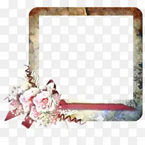 画框 长方形 花-空若网 画框 长方形 花-空若网