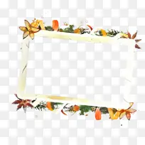 画框 圣诞节 水彩画-空若网 画框 圣诞节 水彩画-空若网