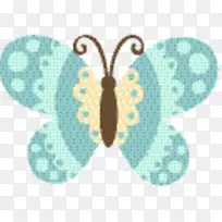 蝴蝶 蓝色 对称-空若网 蝴蝶 蓝色 对称-空若网