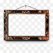 画框 长方形 棕色-空若网 画框 长方形 棕色-空若网