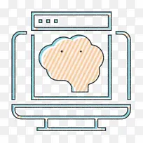 人工智能图标 大脑图标 计算机图标-空若网 人工智能图标 大脑图标 计算机图标-空若网