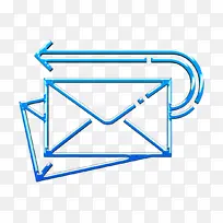 邮件图标 邮政图标 返回图标-空若网 邮件图标 邮政图标 返回图标-空若网