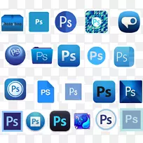 图片处理图标-ps图标-空若网 图片处理图标-ps图标-空若网