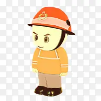 卡通 消防员 消防员头盔-空若网 卡通 消防员 消防员头盔-空若网