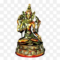 雕像 乔达摩佛像 黄铜-空若网 雕像 乔达摩佛像 黄铜-空若网