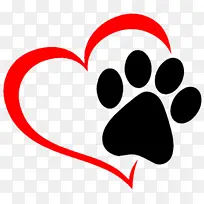 狗 爪子 贴纸-空若网 狗 爪子 贴纸-空若网