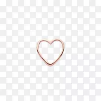 人体珠宝银戒指-金心-空若网 人体珠宝银戒指-金心-空若网