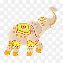 卡通 印度大象 动物雕像-空若网 卡通 印度大象 动物雕像-空若网