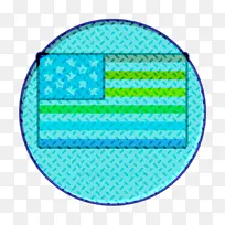 旗帜图标 美国图标 绿色-空若网 旗帜图标 美国图标 绿色-空若网