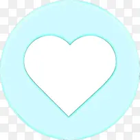 卡通 蓝色 心形-空若网 卡通 蓝色 心形-空若网