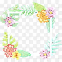 卡通 花卉设计 相框-空若网 卡通 花卉设计 相框-空若网