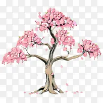 波普艺术 复古 樱花-空若网 波普艺术 复古 樱花-空若网