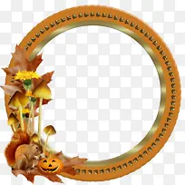 相框 橙色 动物形象-空若网 相框 橙色 动物形象-空若网